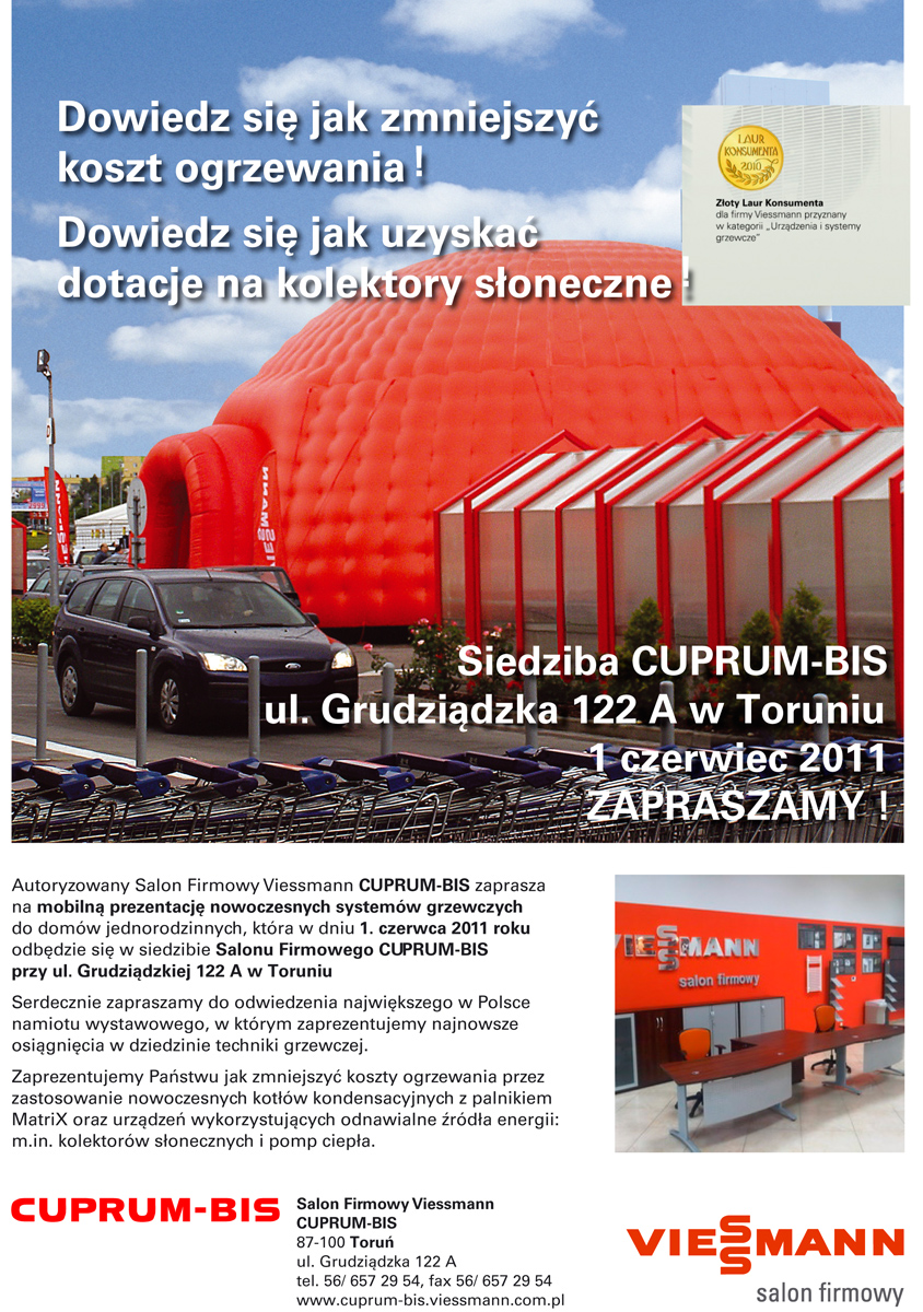 Viessmann - SF CUPRUM-BIS - Namiot MatriX plakat 2011ཁ.jpg